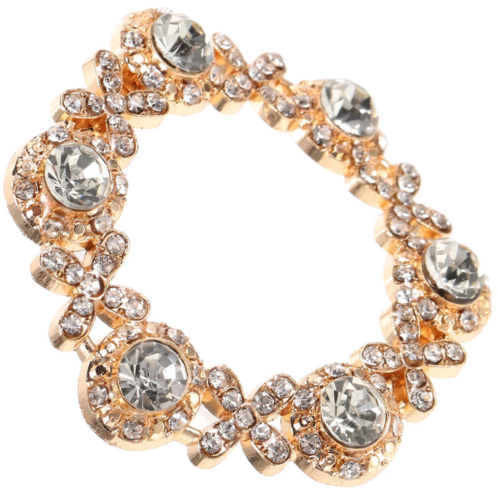 

Crystal Rhinestone Clips for Women Bridal Party Decorations Crystal Slipper Buckle Accessories Handmade Jeweled Block for Flats