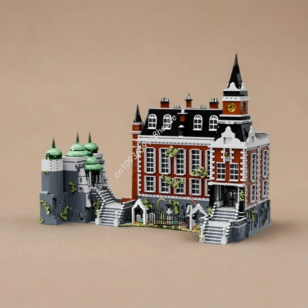 

8748 деталей MOC Arkham East Island Super Heroes: конструктор для самостоятельной сборки, креативная идея, развивающий конструктор, рождественский подарок