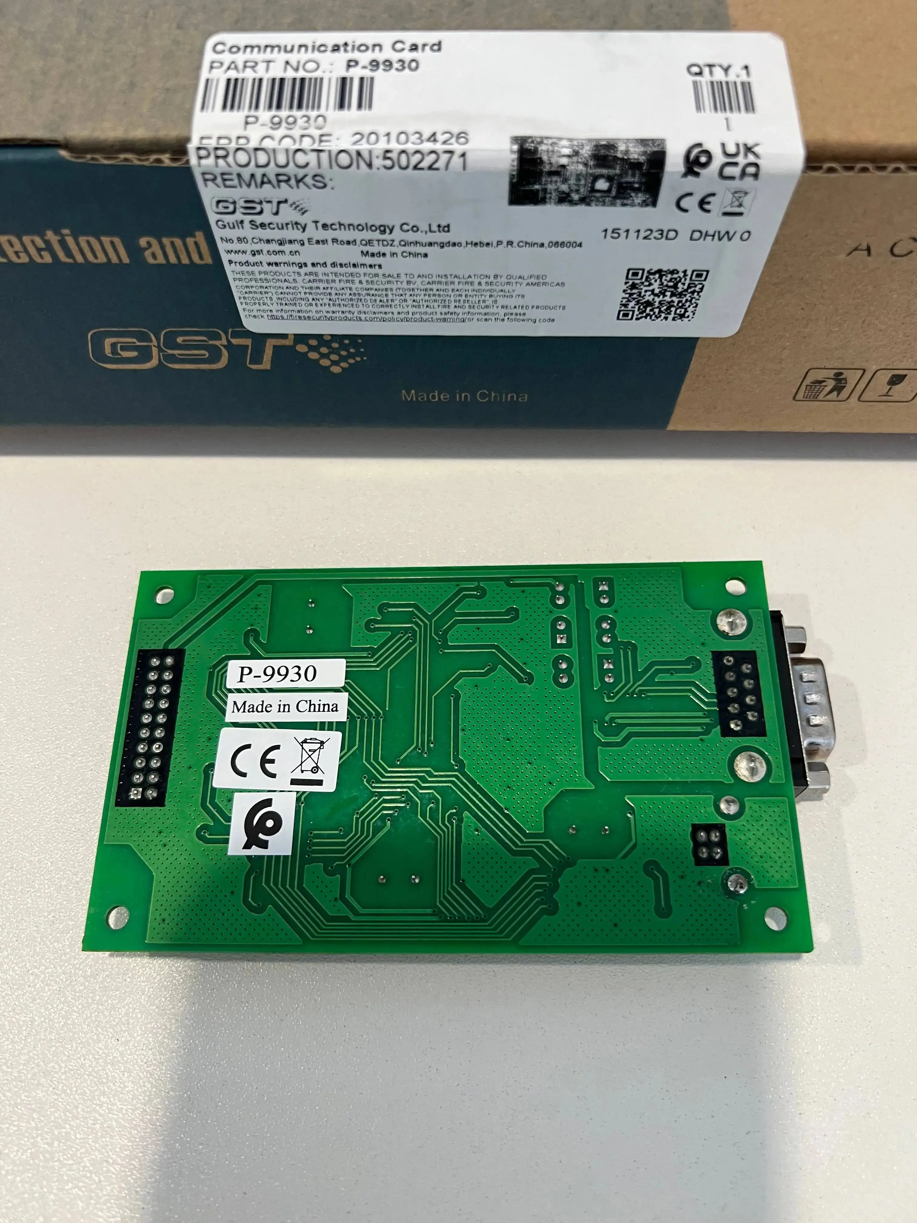 P-9930 Communication Card RS232 Communication Board of GST200N