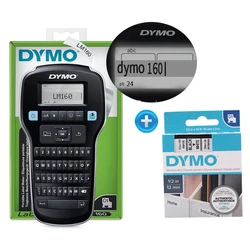 Original Dymo LM160 English Keyboard dymo label printer LabelManager 160 label maker Machine for D1 Label Ribbon Cassette Tape