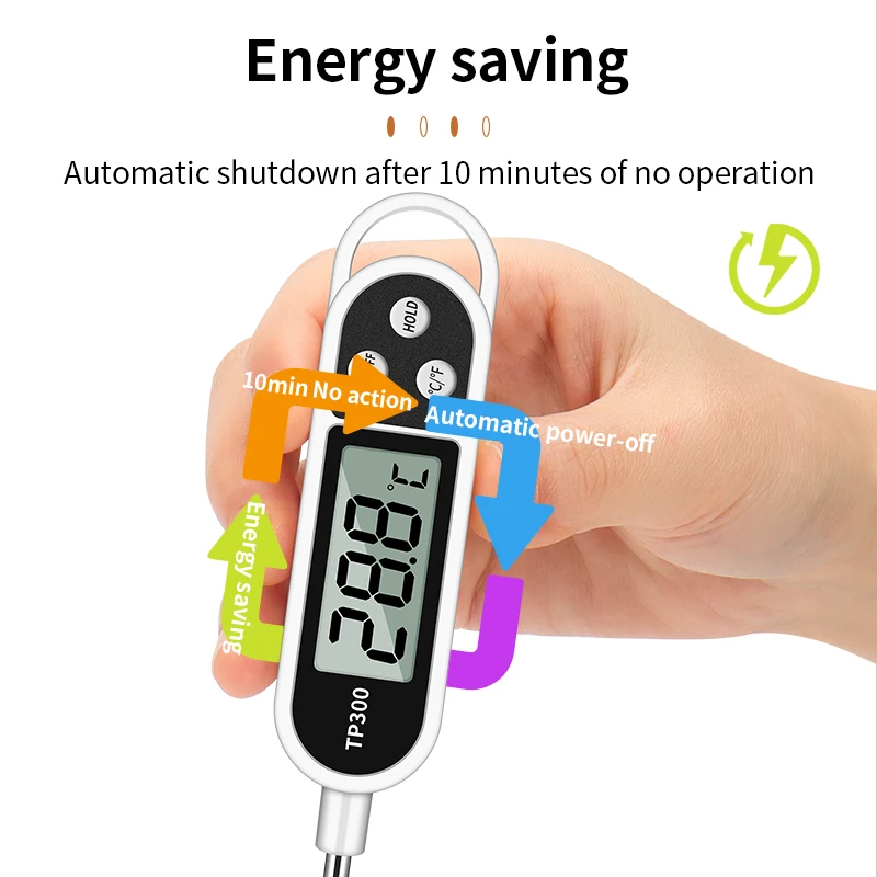 LUXIANZI TP300 Digital Food Thermometer with probe For Meat/BBQ/Milk/drinks Cooking Food Oven Kitchen Electronic Thermometer
