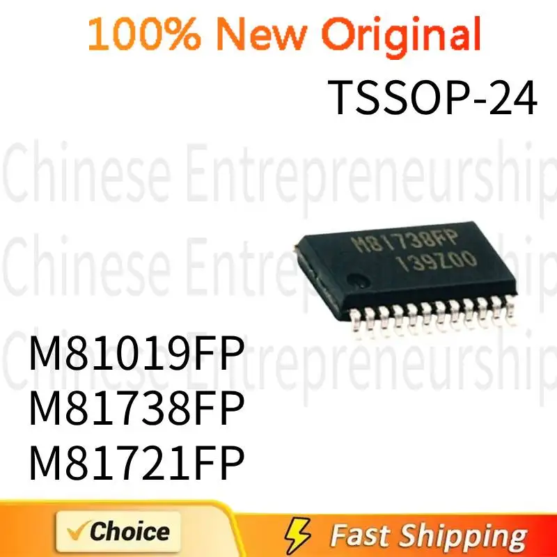 1~5 PCS TSSOP-24 SMD M81019FP M81738FP M81721FP TSSOP-24 SMD 1200V High Voltage Half Bridge Driver IC Chip 100%Quality Original