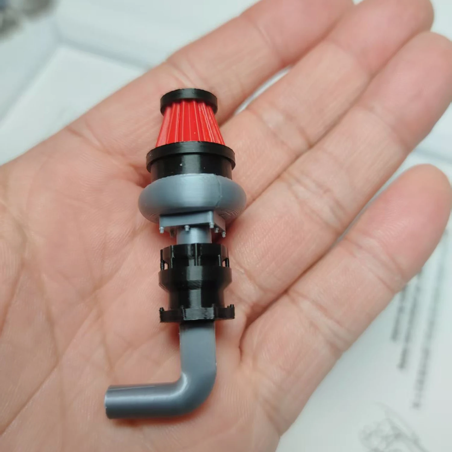 

Имитация механического турбонаддува для радиоуправляемых краулеров 1/8 1/10: Traxxas TRX4 Defender, AXIAL SCX10, RC4WD Wraith, Jeep CROSS