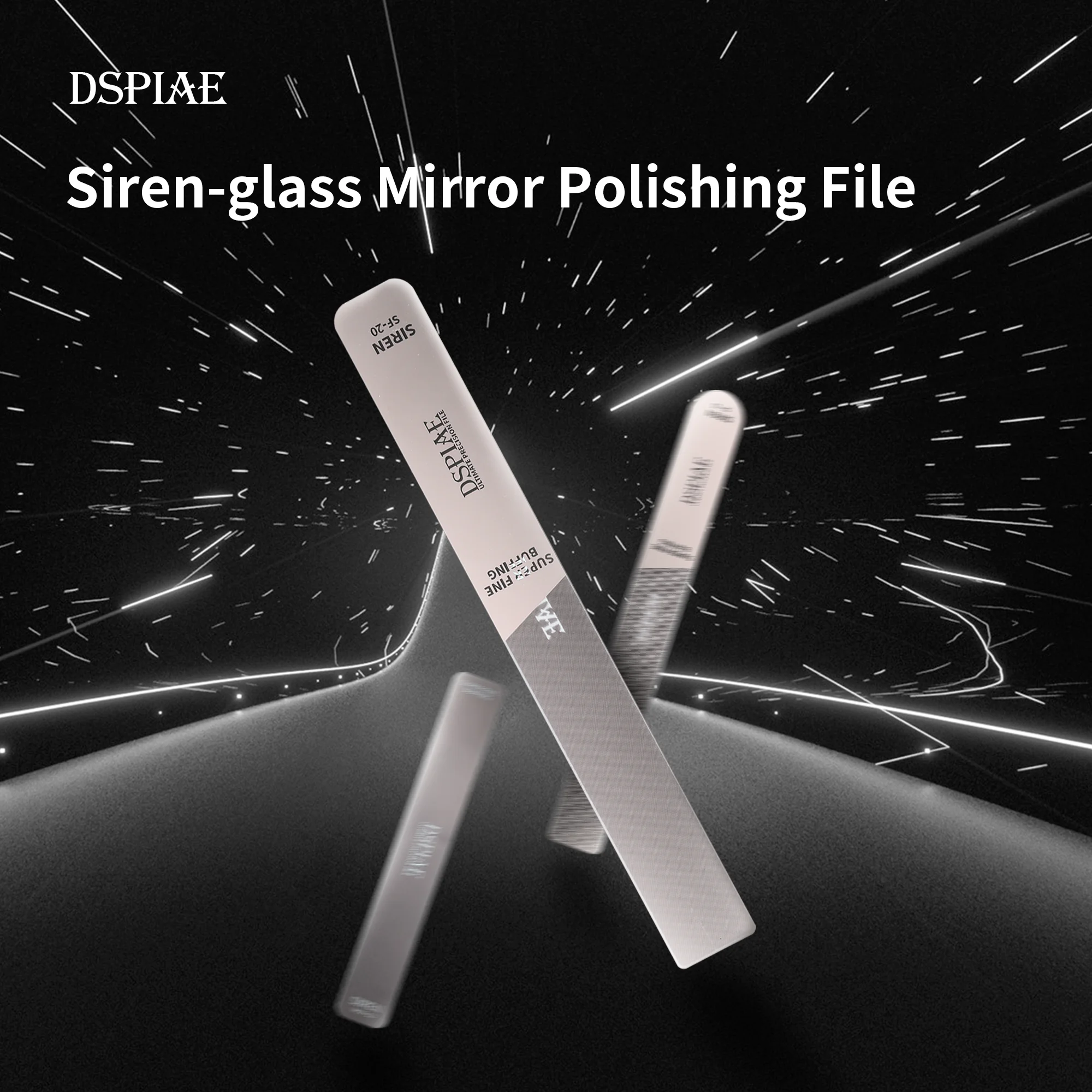 DSPIAE SF-20 Large Glass Mirror Polishing File For Gundam Model Making Hobby Modeling Tools DIY Accessory