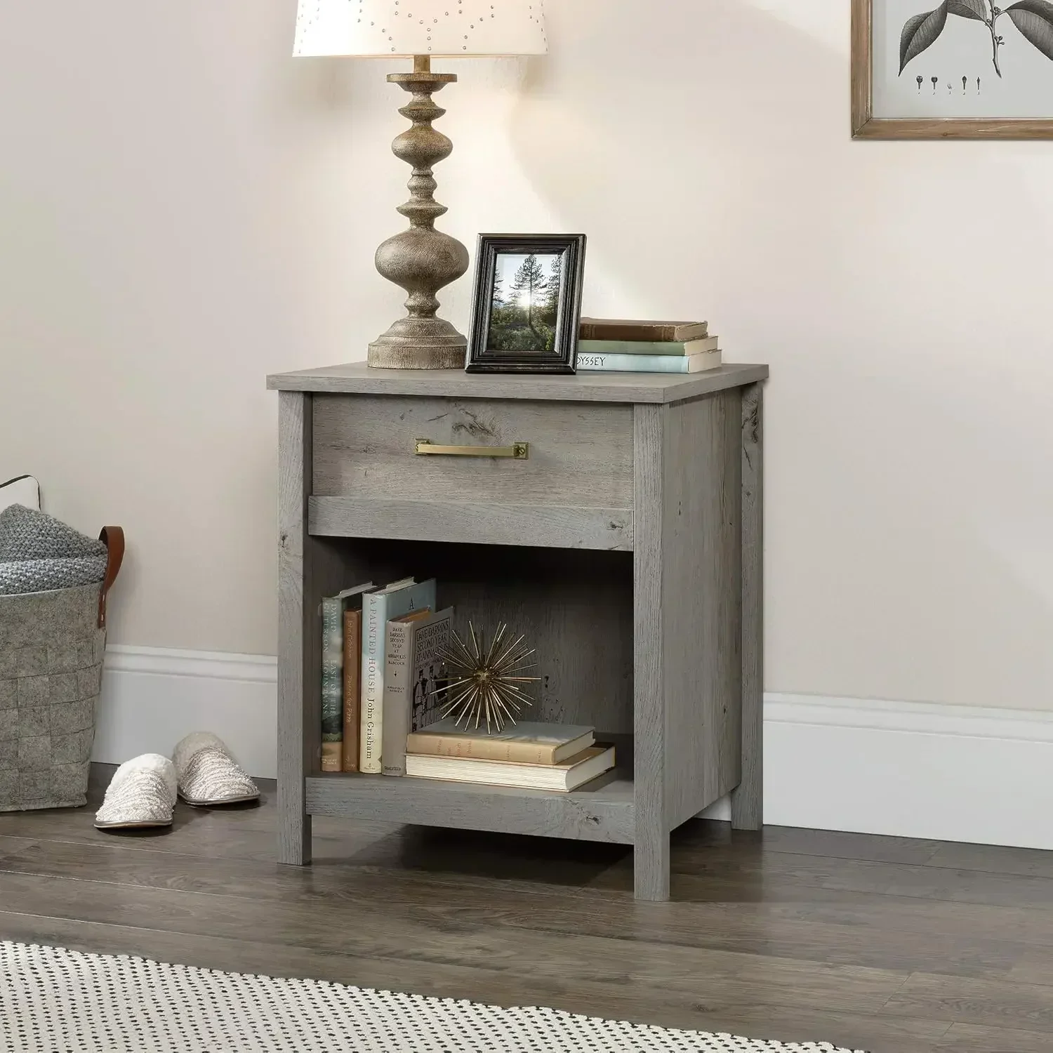 

[XMSJ]Cannery Bridge Night Stand, Mystic Oak finish