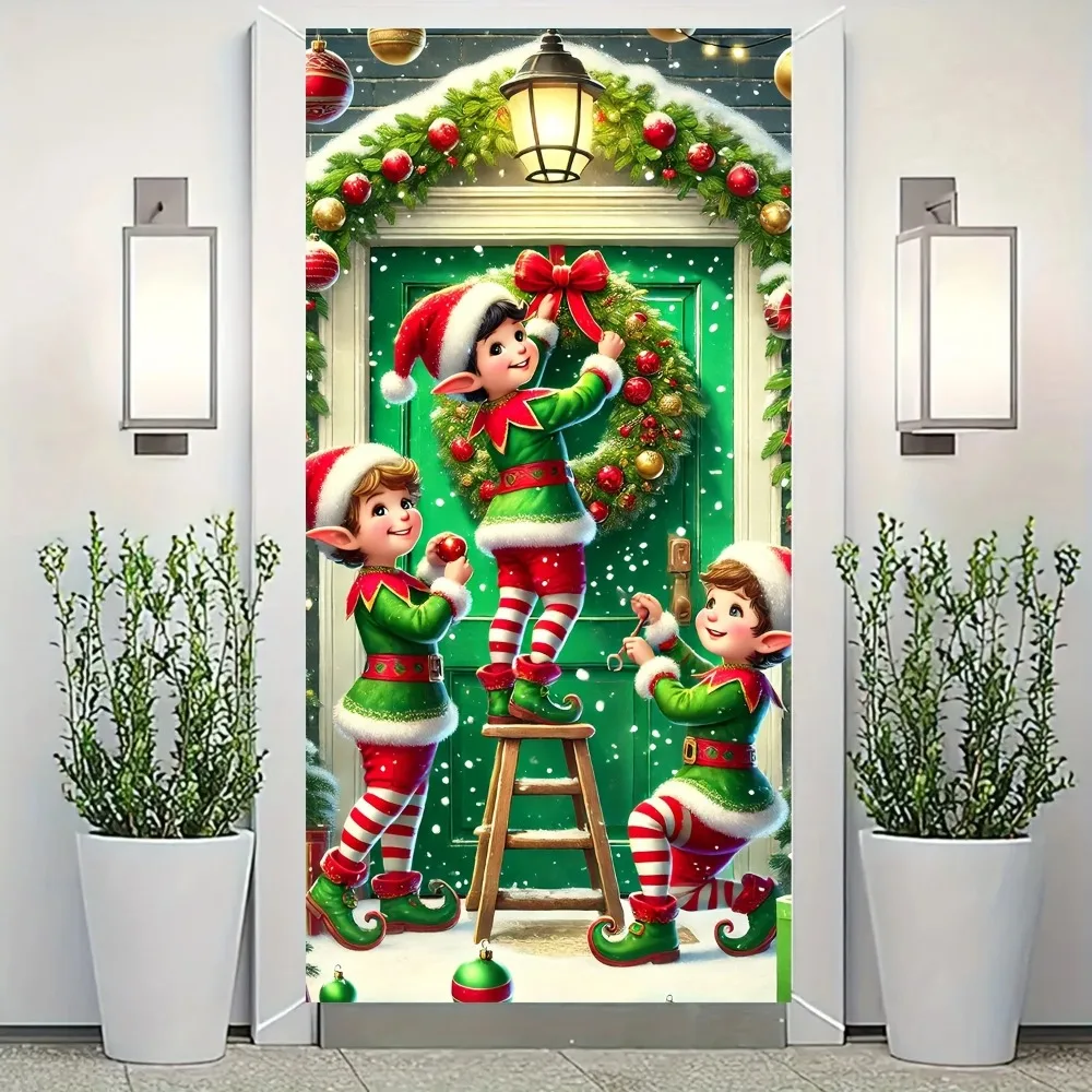 decoracao-de-porta-com-tema-de-guirlanda-de-elfo-de-natal-fundo-para-festa-de-aniversario-infantil-fundo-para-fotografia-de-decoracao-de-casa