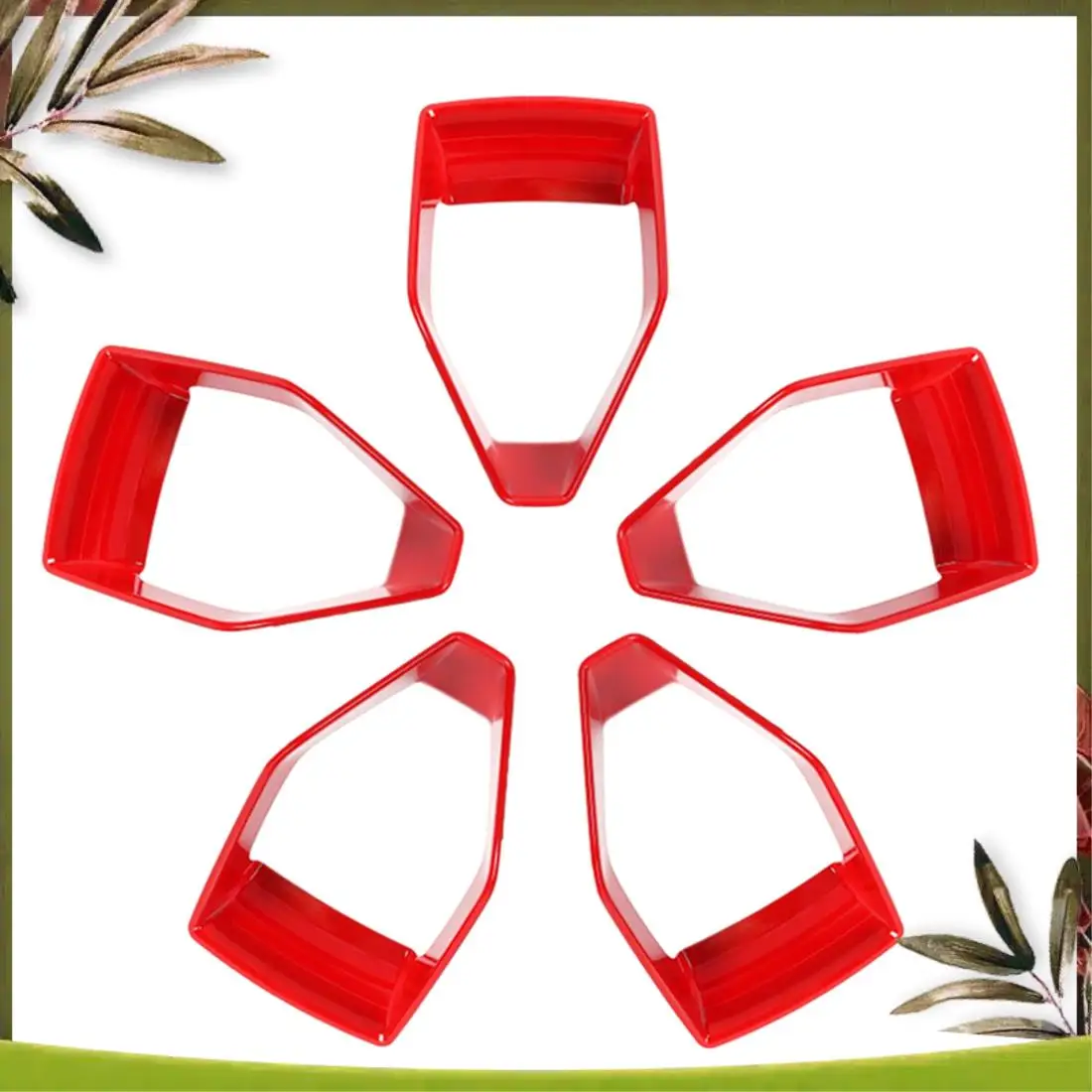 

A83R-For Suzuki Jimny 2019 2020 2021 2022 Wheel Hub Tire Rim Decoration Cover Trim Sticker Decal Exterior Accessories,Red