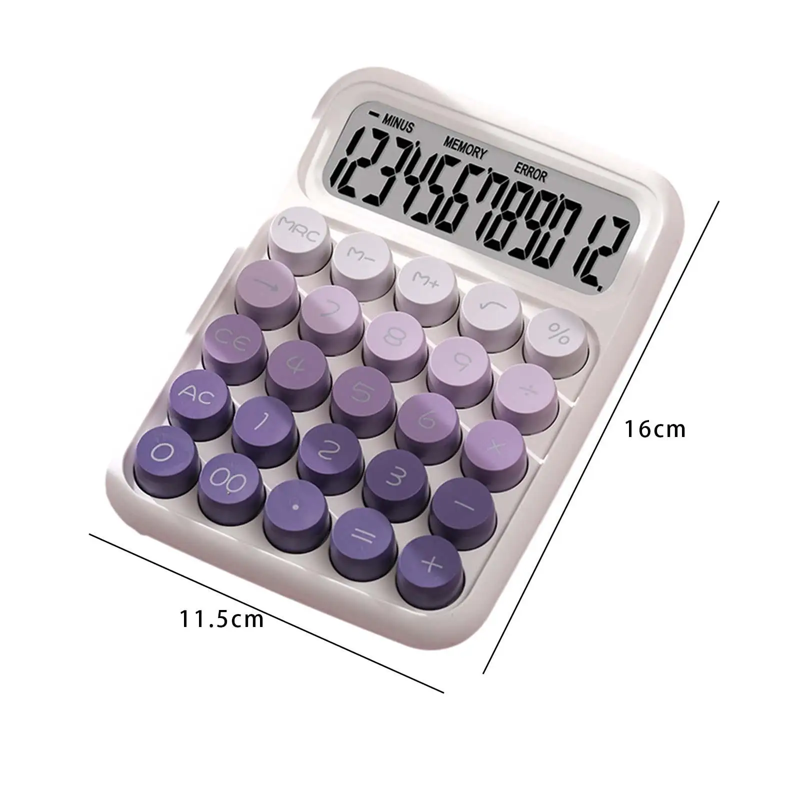 Compact Mechanical Calculator with Large Display for Everyday Math Tasks