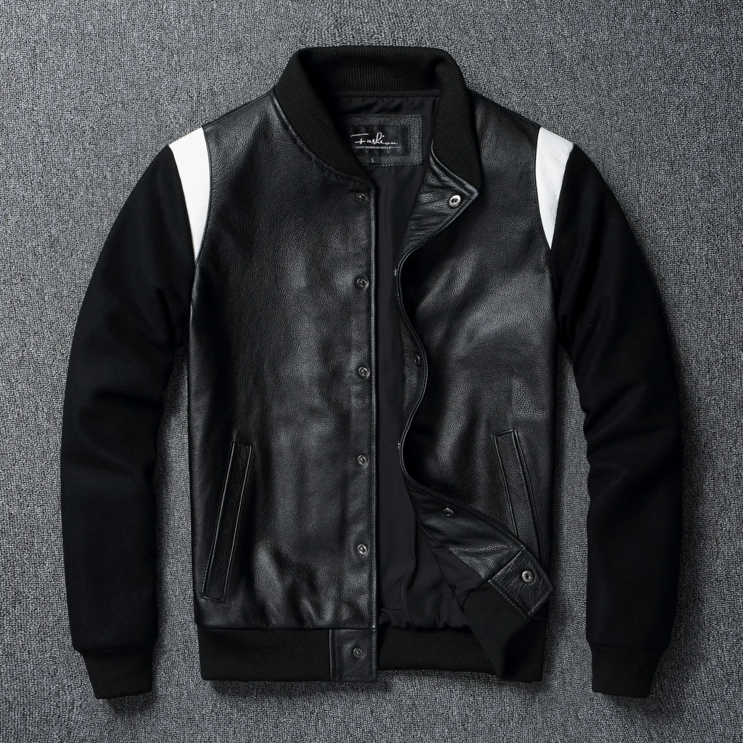 Male Comfort Fit Real Leather Coats New Luxury Men's Genuine Leather Jacket Soft Top Layer Lambskin Casual Blouson Jackets