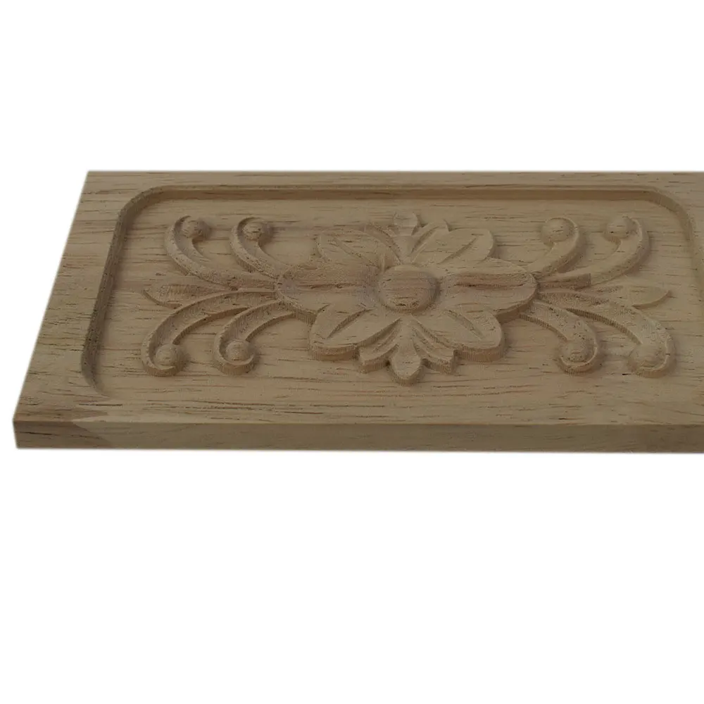 Wooden Ornament for Home Decoration Crafts Scrapbooking Crafts Wood Appliques Furniture Cabinet Figurines Wedding Decoration