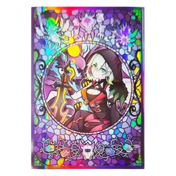 63x90mm 50PCS Holographic Sleeves YUGIOH Card Sleeves Illustration Anime Protector Card Cover for Board Games Trading Cards