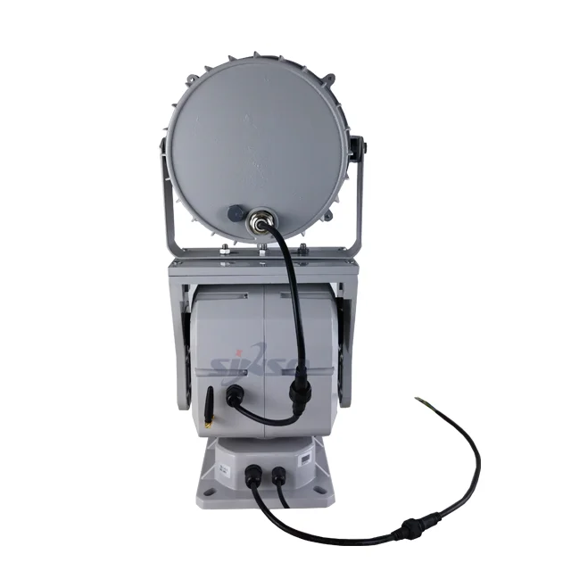 Faretto Faro In Alluminio Wireless Remote Led Barca Barca Marina Luminosità Esterna Auto Rotante 1000 Metri W 10800lm 95 80