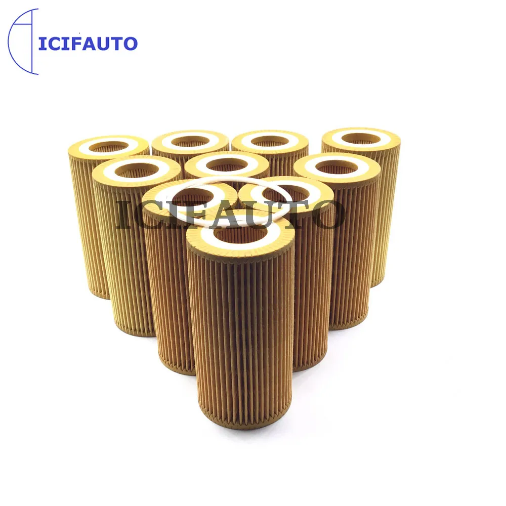 10 x Oil Filter HU719/8X for Volvo C30 C70 S40 S60 S80 V40 V50 V70 XC60 XC70 XC90 2.0L 2.4L 2.5L  30757157, 30788821,8642570