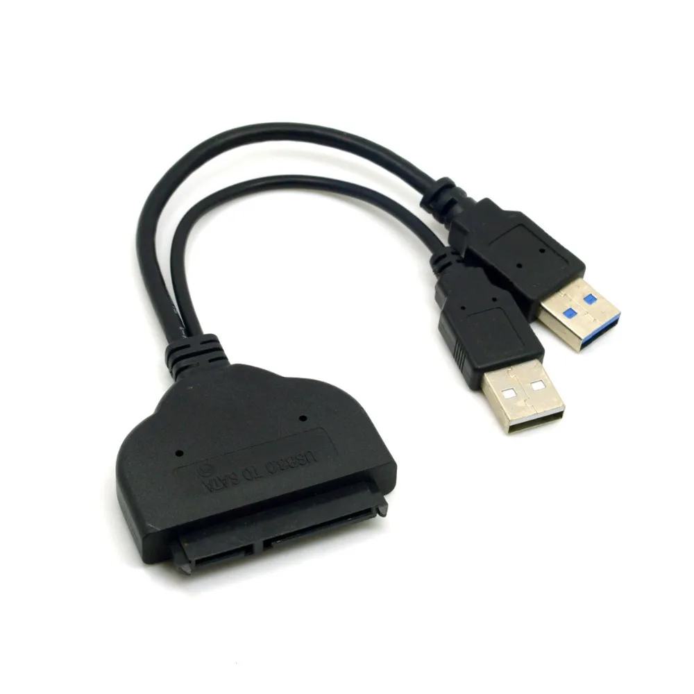 USB SATA Adapter USB 3.0 to Micro SATA 7+9 16Pin Cable External Hard Drive Converter for 2.5