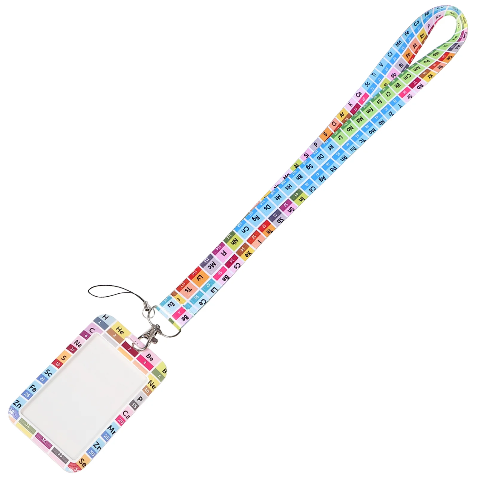 

Clear Card Sleeves Student Cards Badge Protective Polyester Id Holder with Lanyard School Cover Name Tag Keeper