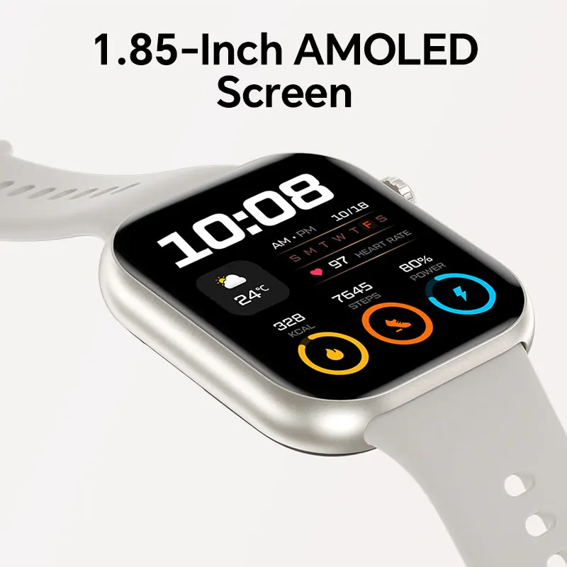 Reloj Inteligente HONOR CHOICE InFoWear Watch 2i, Versión Global, Pantalla AMOLED de 1.85 Pulgadas, Monitoreo de Salud Durante Todo el Día, Reloj HONOR CHOICE Watch 2i 4