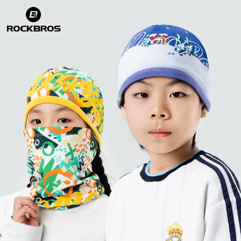 

Детская флисовая шапка-шарф ROCKBROS с защитой ушей, эластичная, дышащая, на шнурке, для спорта и велоспорта