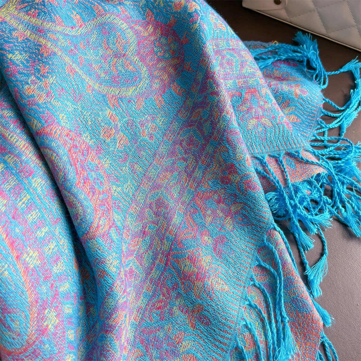 Luxus Winter Schal Frauen Kaschmir Warme Pashmina Marke Foulard Weibliche Schals Wraps Dicke Weiche Bufanda Poncho Schals Stola 2025 – Detail 16