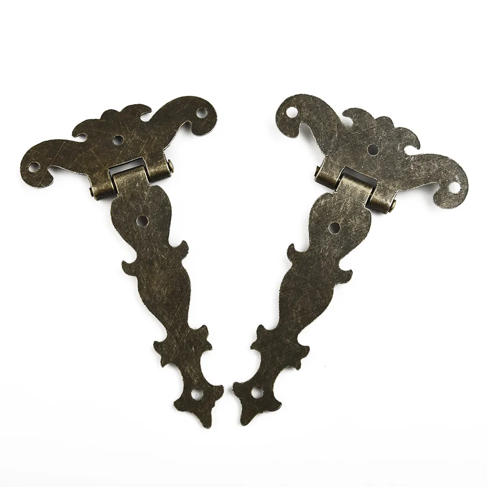 Brand New Hinges Set Tool 11.30x6.90x0.50cm Vintage Accessory Zinc Alloy Antique Bronze Butt Ornament Practical