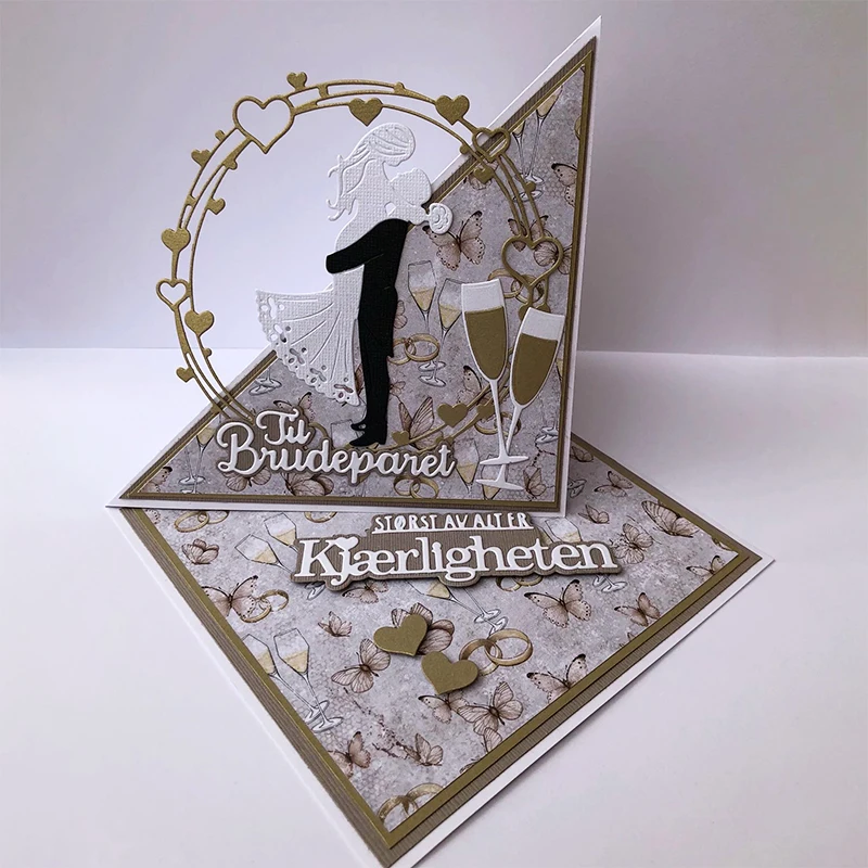 Metal Cutting Dies Swedish Danish  Norwegian Letter for Scrapbooking Craft Embossing Stencil Die Cut Card Making image 5