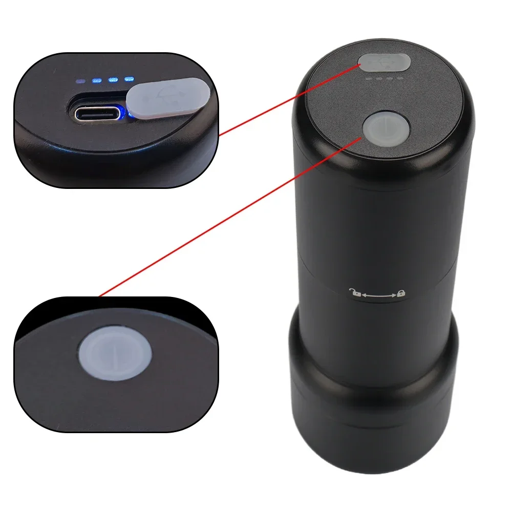 Private Logo Dual USE Electric USB Coffee Grinder Manual Coffee Grindes Titanium Burr Portable Outdoor Coffee Grinder