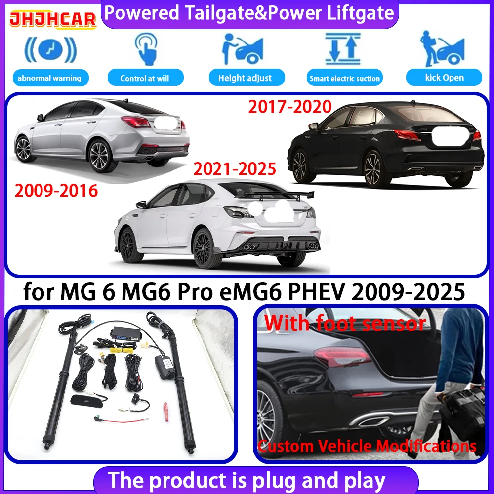 for MG 6 MG6 Pro eMG6 PHEV 2009-2025 Smart Automatic Electric Powered Tailgate Power Liftgate Tailgate System Power Back Door