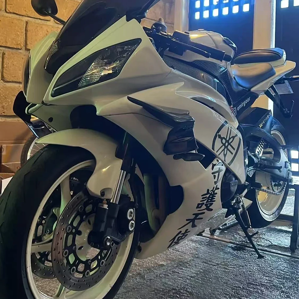 

New Motorcycle Accessories Fixed wing fairing Small wing spoiler Aerodynamic wing For Yamaha YZF R1 2015-2024 YZF R6 2017-2023