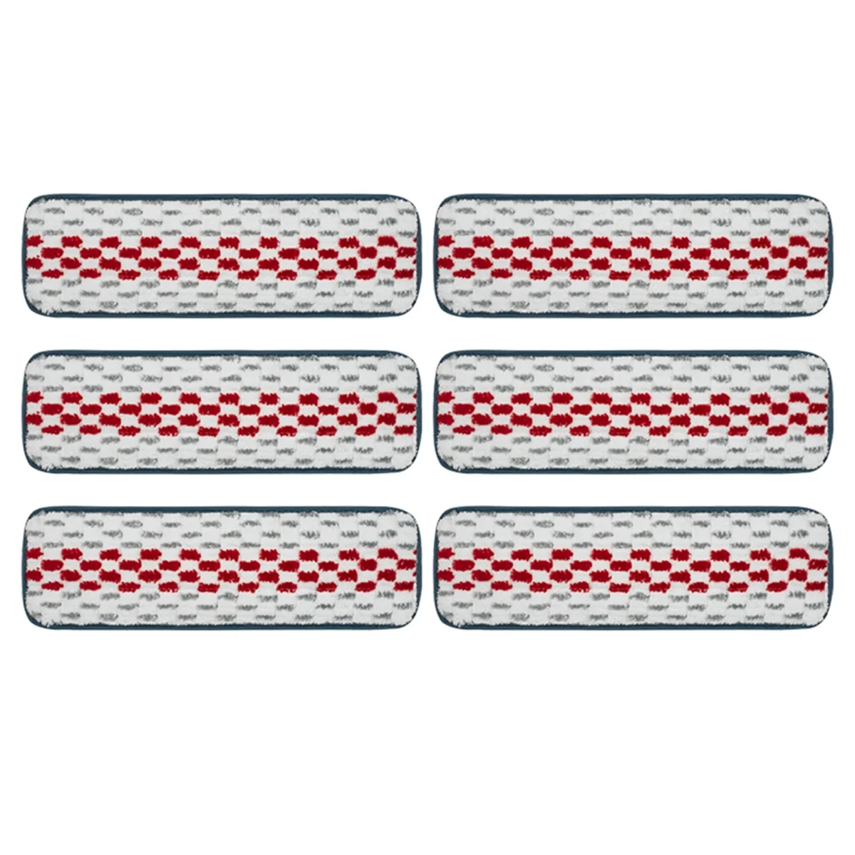 A11I 6PCS Reusable Mop Pads for PowerMop Replacement Microfibre Mop Thickened Pads Refills for Hardwood Floor-C