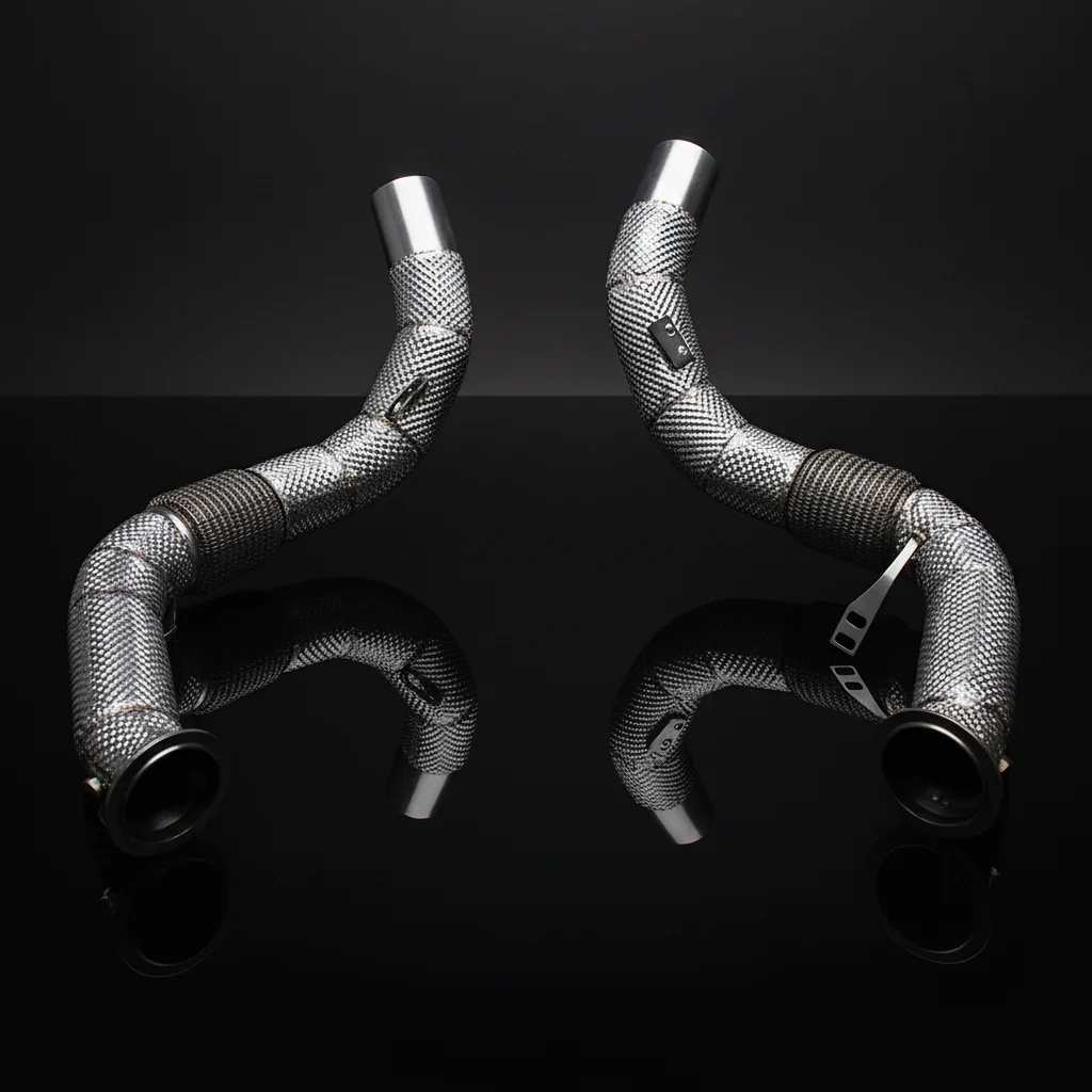 

Auto Free Flow Downpipe In Stock For BMW M550/M550i G30/N63 4.4TT 2019-2025 SUS304 Performance Exhaust Straight Downpipe