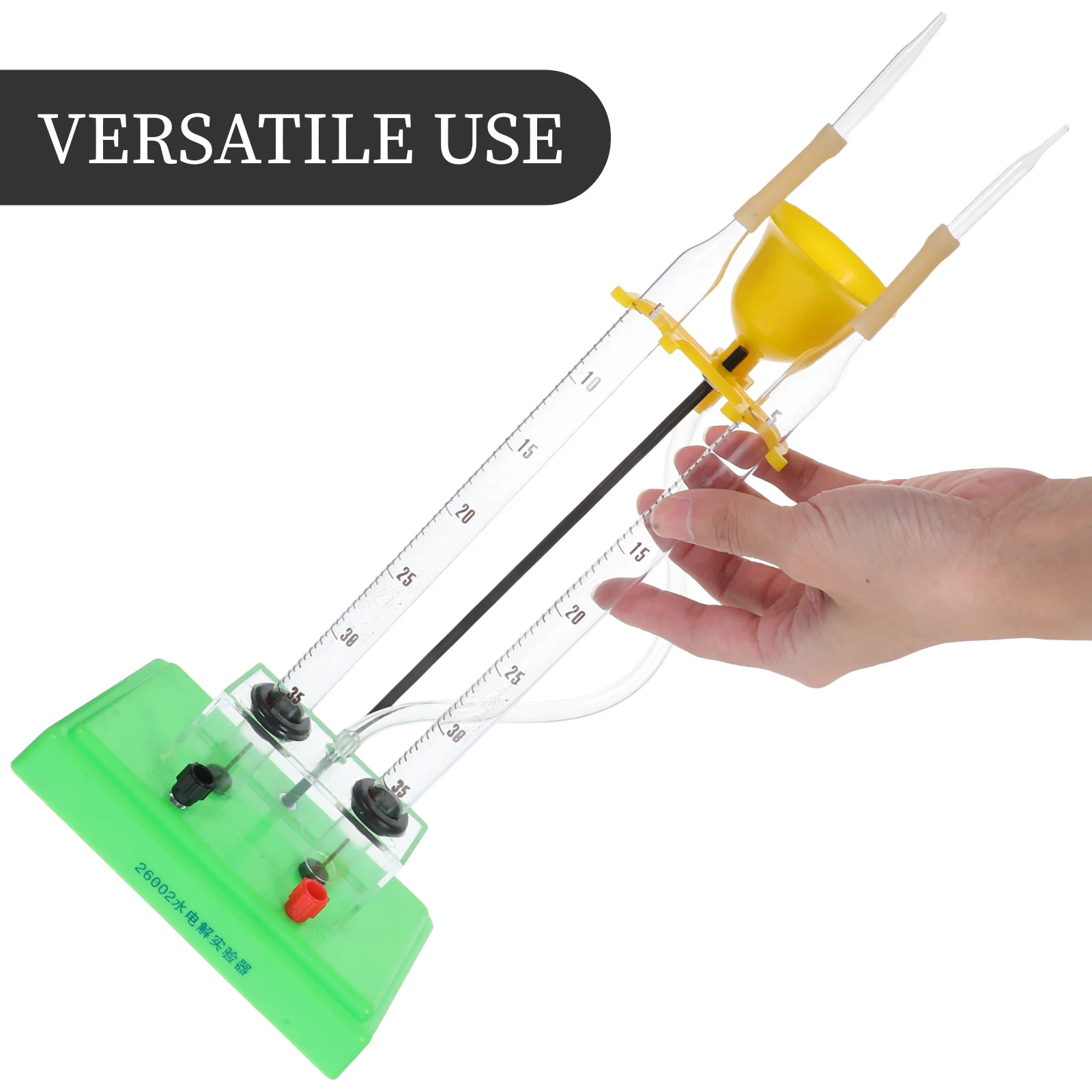 Water Electrolysis Experiment Device Plastic Build For Hydrogen Oxygen Production Demonstrator Classroom Tool