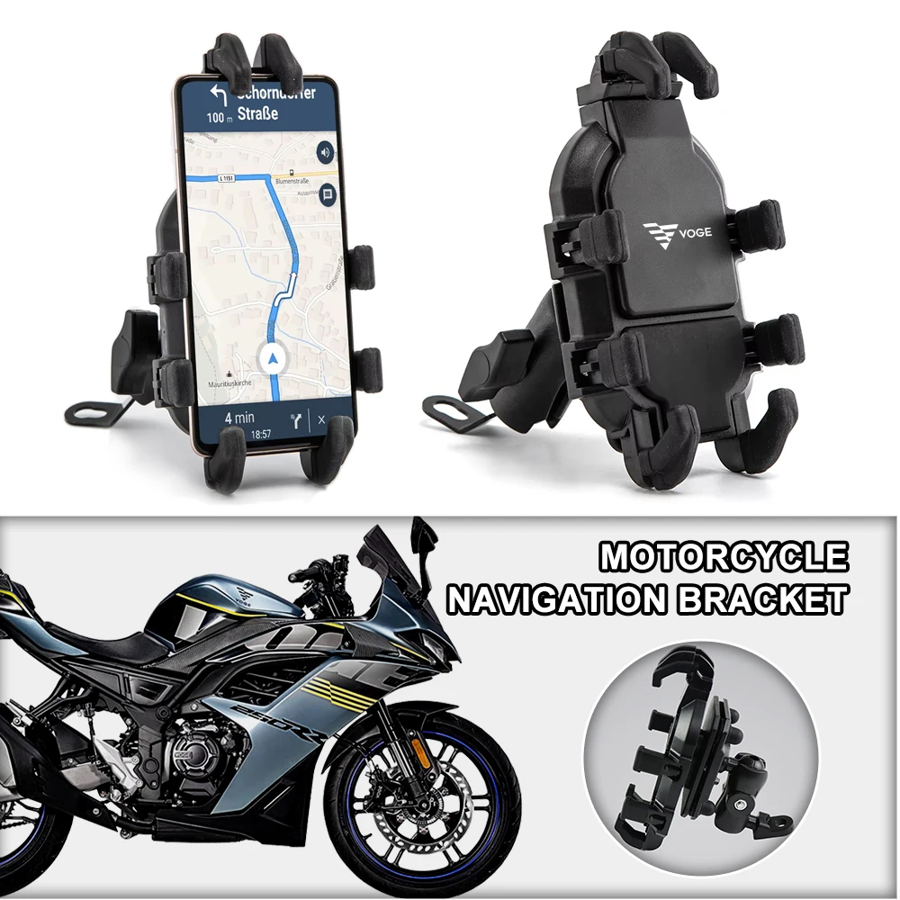 Four Groups Of Shock Absorption Modules Durable Navigation Holder For VOGE 300 600 R CU525 DS525X RR525 SR250GT 250RR XCR300