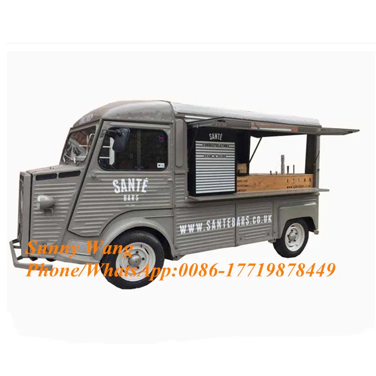 Chariot de nourriture de cuisine mobile, camion de nourriture Hotdog, camion de nourriture de barbecue, camion de crème glacée mobile, remorque de nourriture de pansement, vente en gros