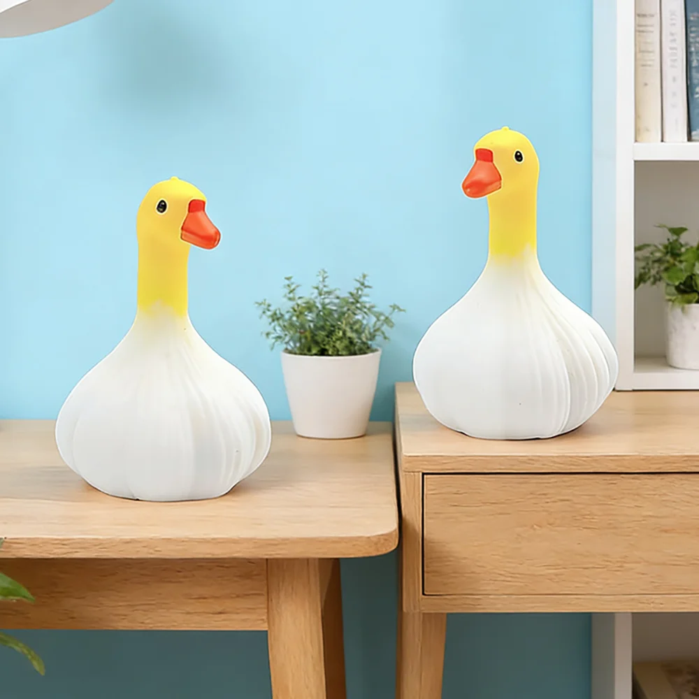 1pcs Cute Garlic Duck Soft Pinch Relieve Daily Stress and Tension Decompression Fidget Animal Office Decoration Party Favor Toy