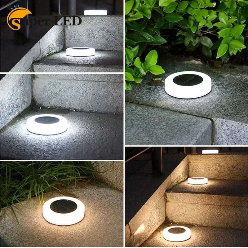 

Outdoor Waterproof Solar Led Lawn Light Courtyard Lamp Villa Garden Lawn Decoration Balcony Terrace Layout Home Buried Lamp