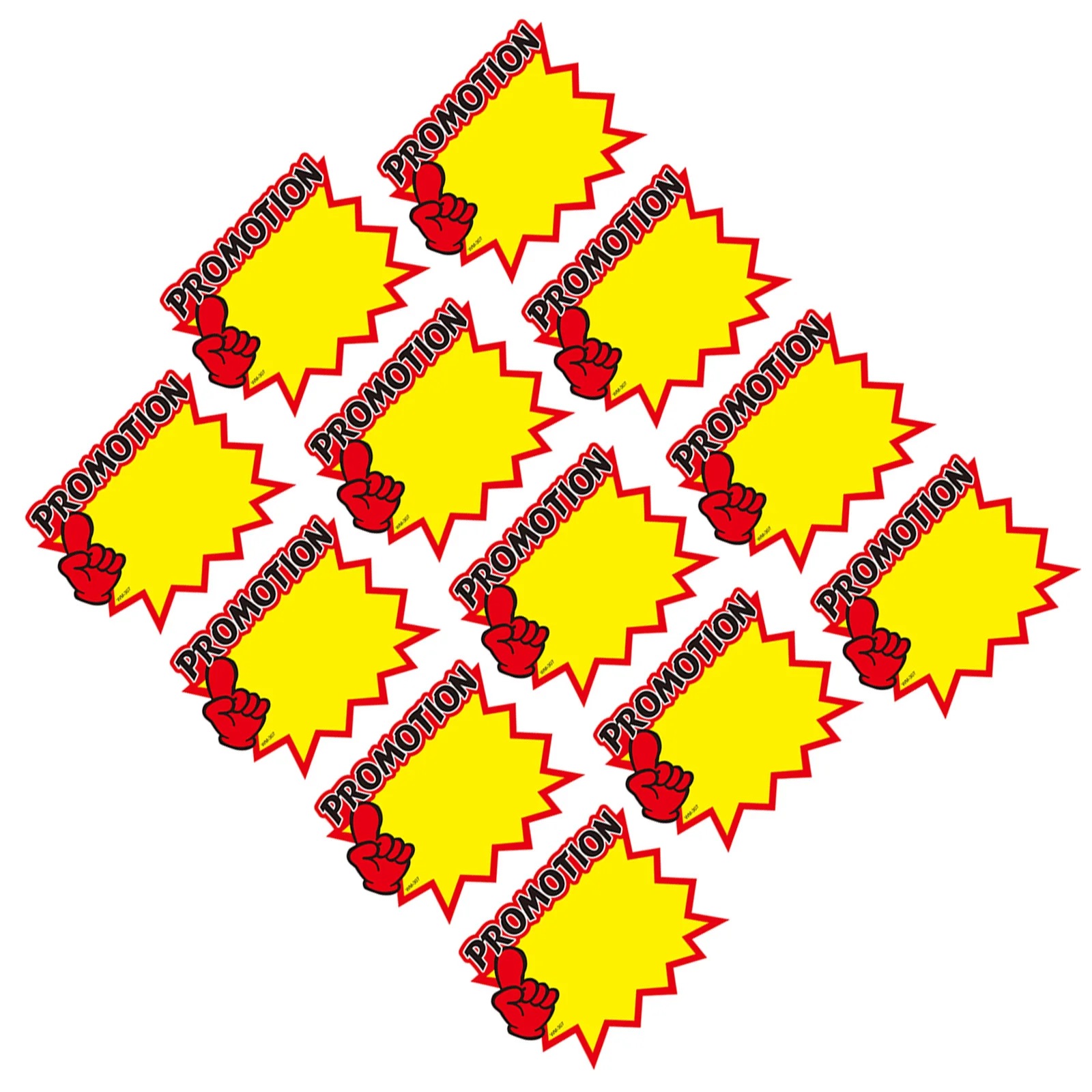 50 قطعة من علامات الأسعار الإعلانية، لافتات متجر التصميم النابضة بالحياة للعروض الخاصة وعلامات الأسعار الترويجية #3