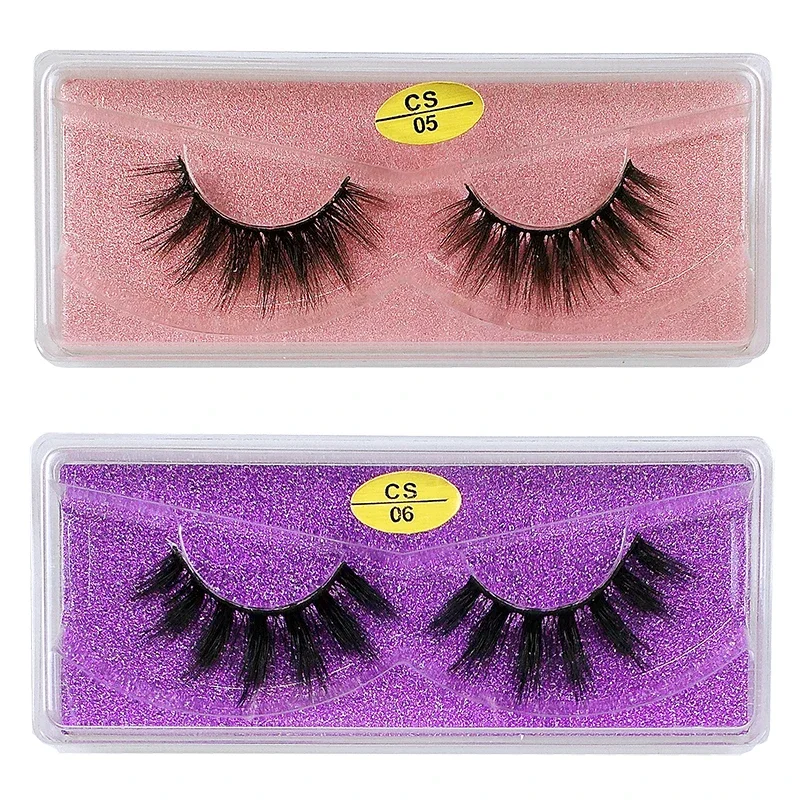 10 คู่ 3D Mink Eyelashes Fluffy Dramatic Eyelashes แต่งหน้า Wispy Mink Lashes ขนตาปลอมธรรมชาติยาวหนาปลอมขนตา