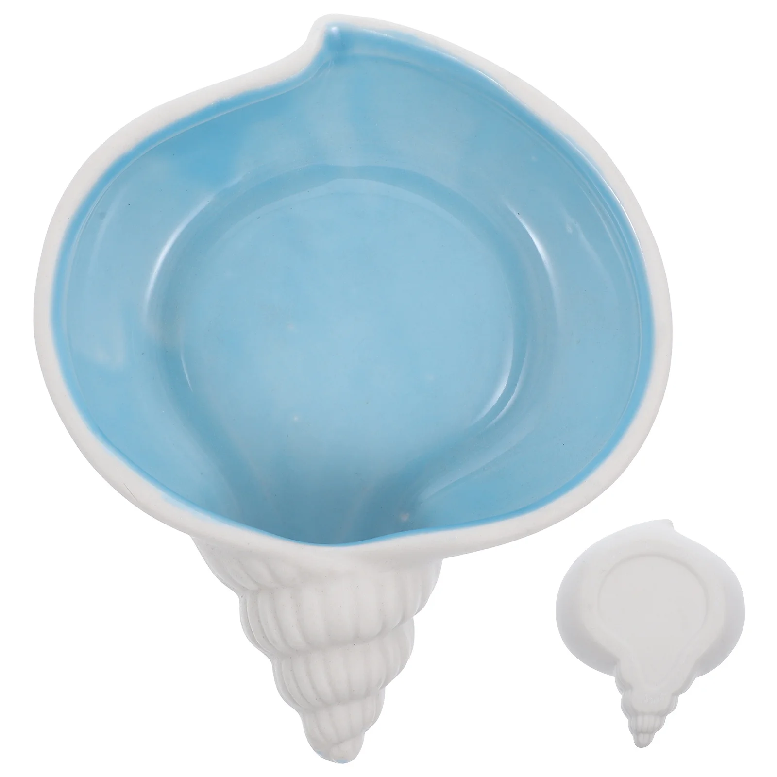 

Decorative Conch Bowl Sophisticated Ceramic Trinket Dish for Vanity Nightstand Entryway Jewelry Storage Gift Idea