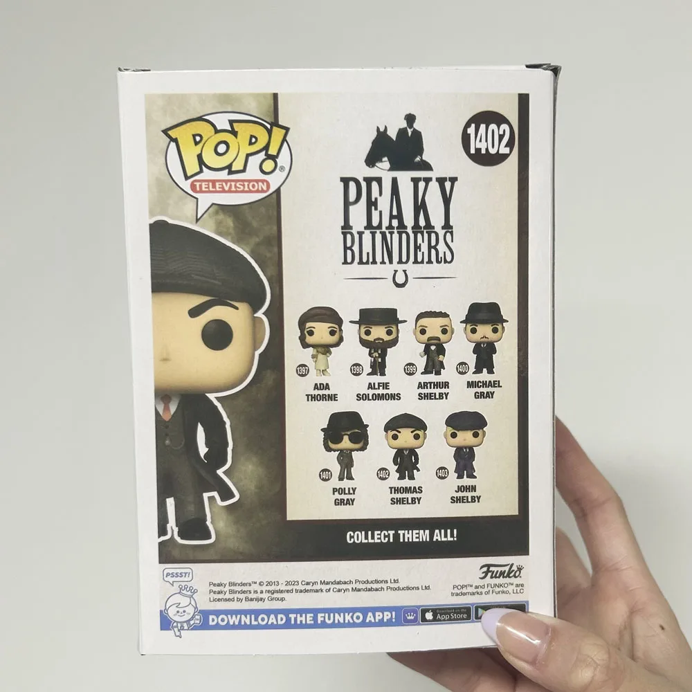 فانكو بوب تلفزيون بيكي بليندرز توماس شيلبي # 1402 ألعاب شخصيات الحركة دمى الفينيل القابلة للجمع هدية للأطفال ديكور المنزل