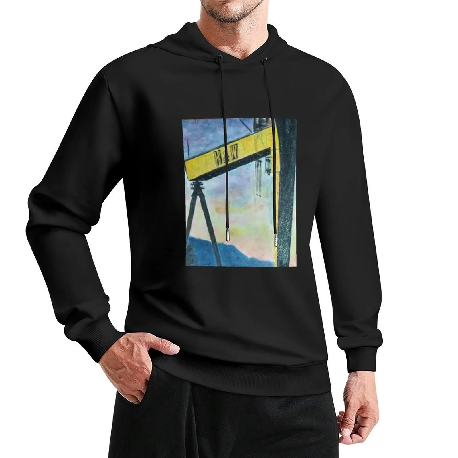 Samson and Goliath, Belfast, cranes Pullover Hoodie aesthetic clothing korean style clothes new hoodies and sweatshirts