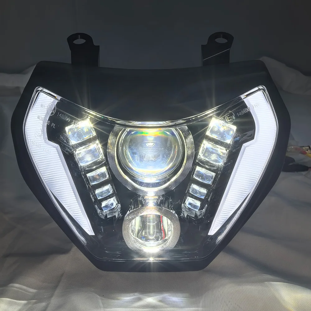 For Yamaha MT-07 MT07 MT 07 2018 2019 2020 LED Motorcycle Lamp Headlight Hi-Lo Beam W/ DRL Headlamp Light Assembly E24