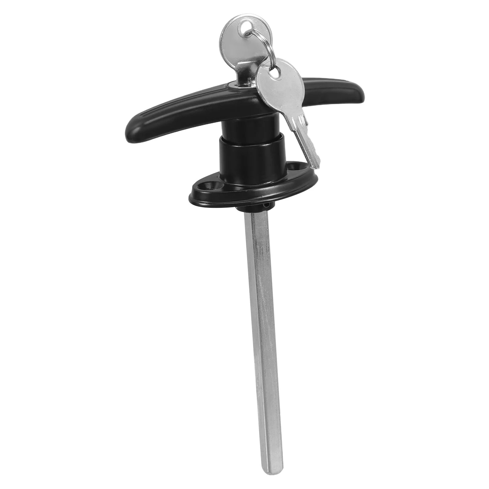 Handle Lock Keys Garage Shed Door Hardware T-Handle Alloy Assembly Keyed