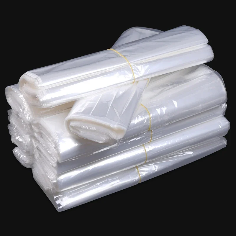 POF Heat Shrink Film Transparent Packaging Bag Daily Necessities Shoes Gifts Plastic Transparent Seal Dustproof Bag Heat Seal