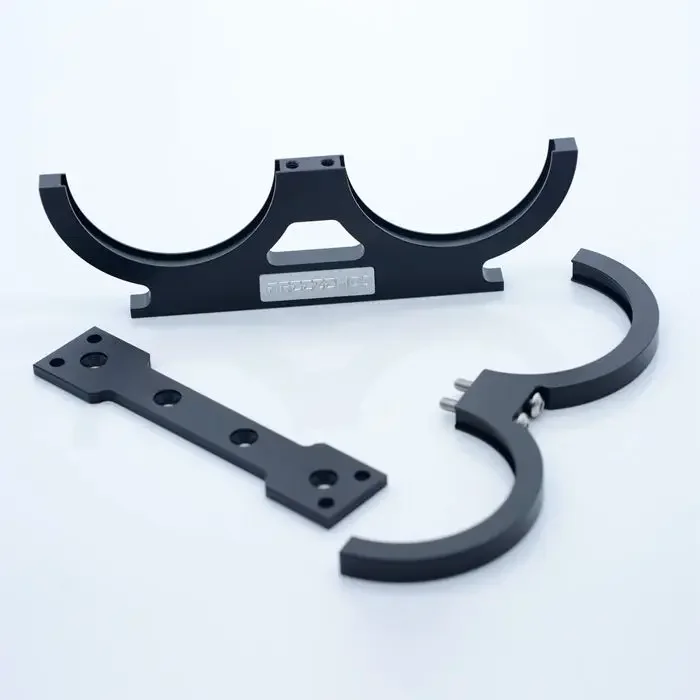 FREEZEMOD doppio serbatoio dell'acqua fibbia fissa staffa metallica completamente in alluminio 50mm 60mm cilindrico. SXKJ-C8