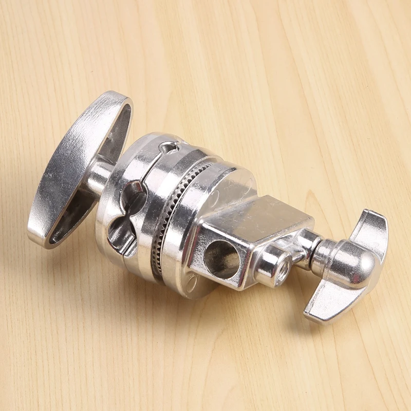 Multi Functional Heavy Duty 2.5 Inch Grip Head Swivel Head Holder Mounting Adapter For Light Stand C-Light Stand