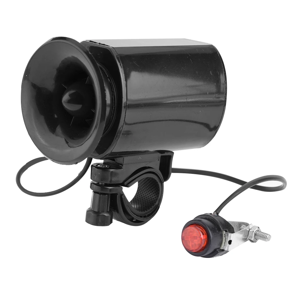 Fahrradlenkerring, hochwertig, 6 Sounds, super lauter elektronischer Hupenring, Alarm, elektrische Hupe