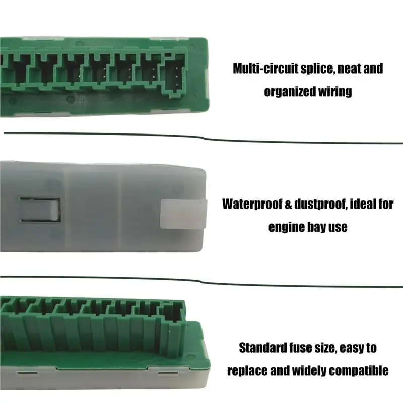 Firmly Car Fuse Splice Block Connector For Jeep Wrangler Cherokee Dodge Durango RAM 2014- 2025 Fuses 68140647AA 68239562AA