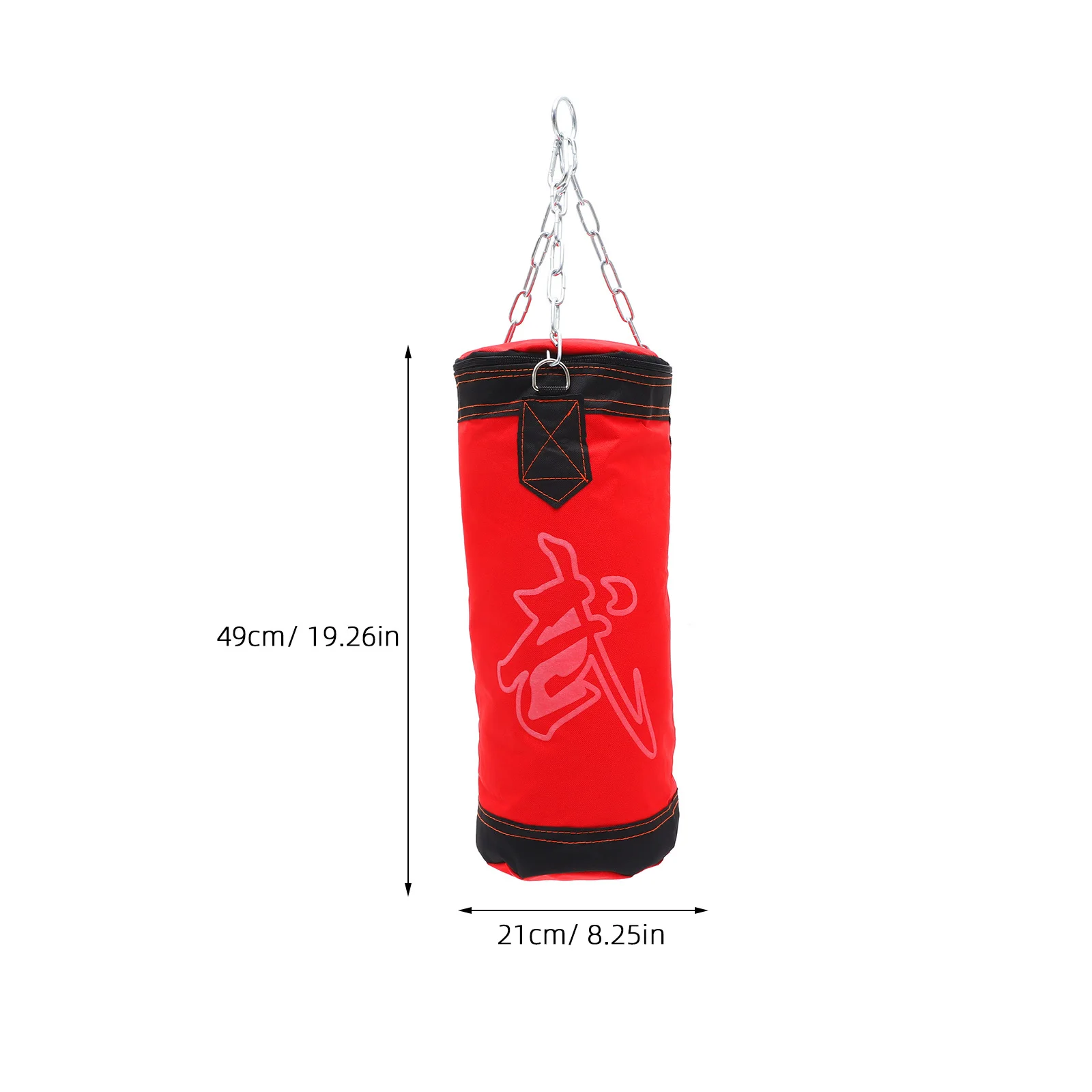 Saco de boxe de lona resistente Pu impermeável preenchível para treinamento de karatê saco de areia de treino de chute