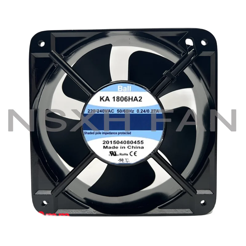 Ventilador de refrigeración Axial KA1806HA2, 220V, 0.24A, 18065, nuevo