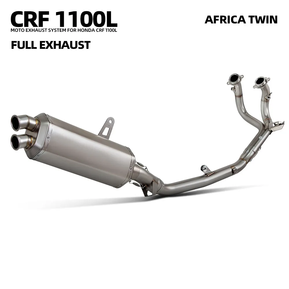 CRF1100 Africa Twin Exhaust System For Honda CRF1100L 2020-2024 Motorcycle Escape Pipe OFF-ROAD Motorcycle Manifold Muffler
