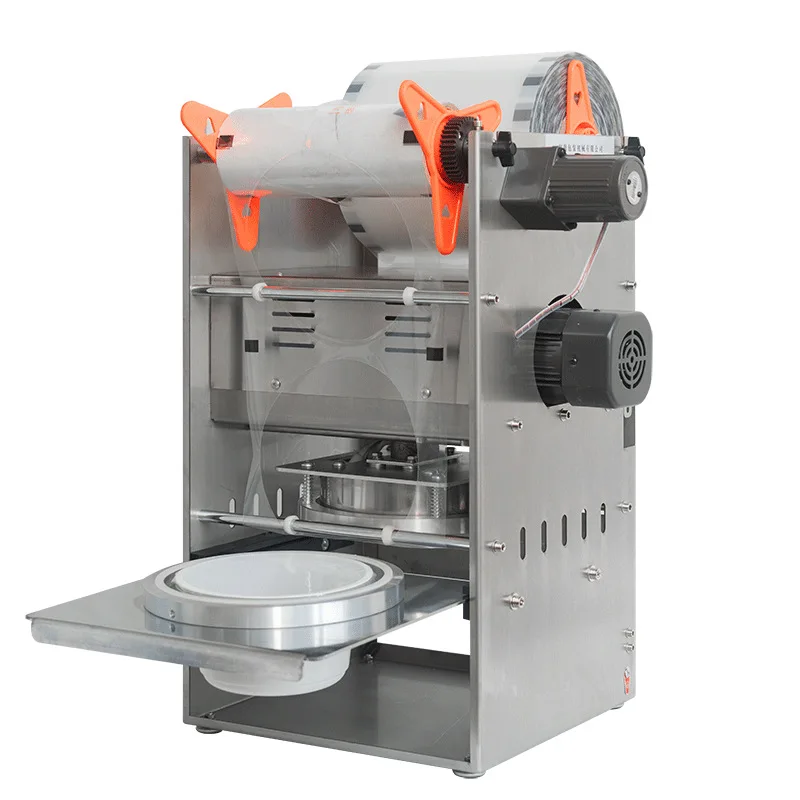Fresh-locked   sealing machine Disposable fast food  Takeaway   Round   machine Packing box Plastic bowl packaging